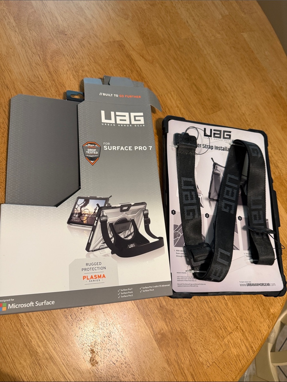 Urban Armor Gear UAG Black and Gray Rugged Case for Surface Pro 7